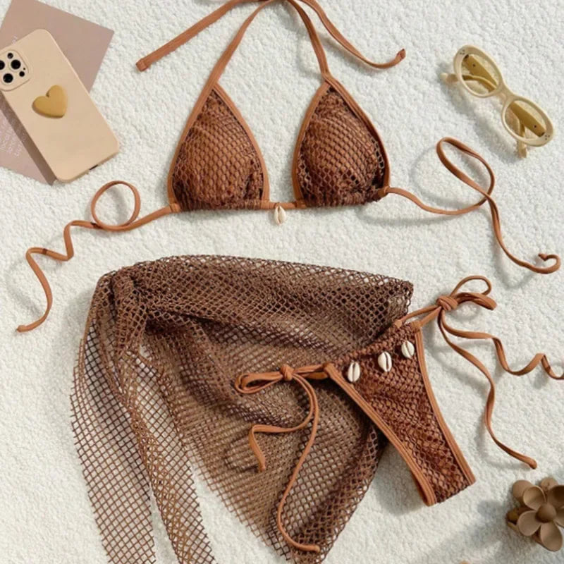Bikini 3 pièces brésilien femme