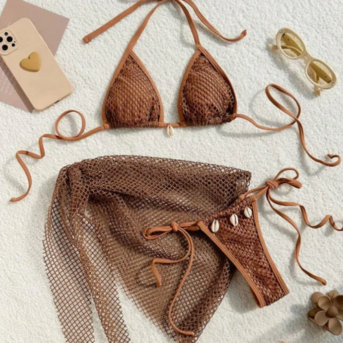 Bikini 3 pièces brésilien femme