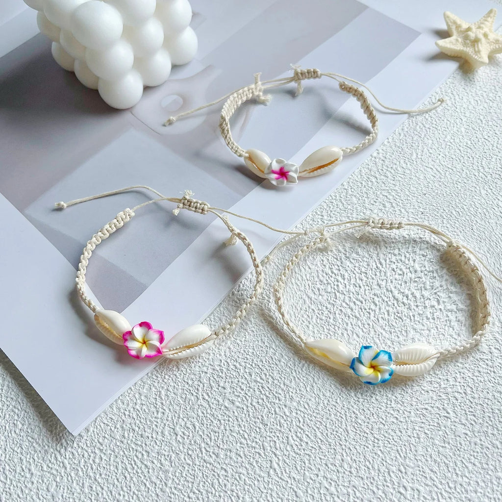 Bracelets coquillage plage mixte
