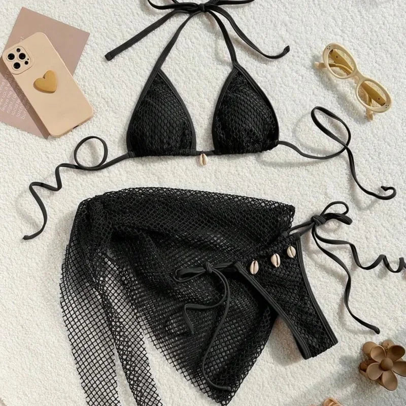 Bikini 3 pièces brésilien femme