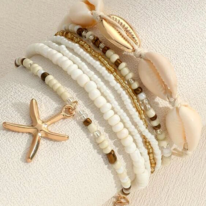 Bracelet étoile mer femme