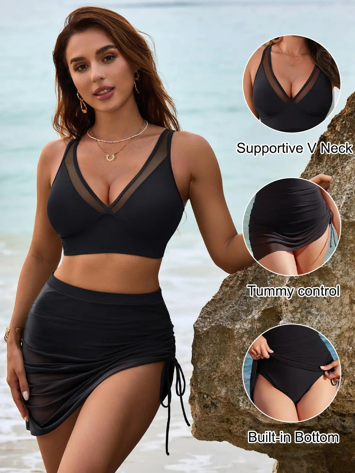 Jupe bikini ventre plat