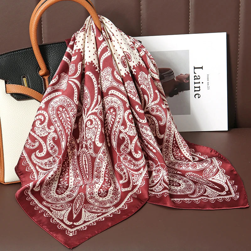 Foulard carré bohème