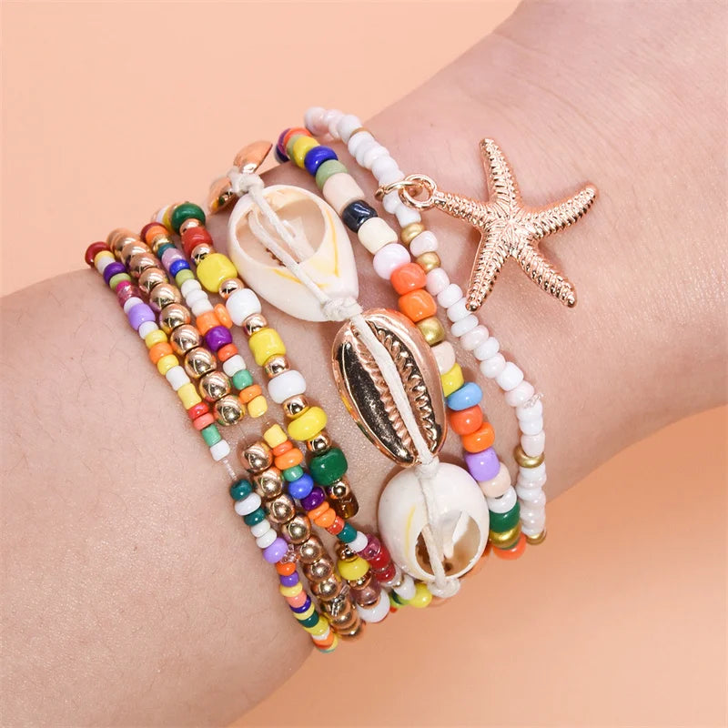 Bracelet étoile mer femme