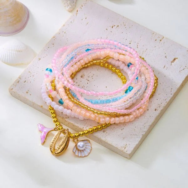 Bracelet coquillage étoile femme