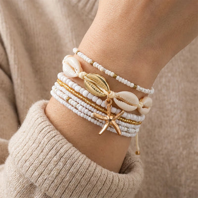 Bracelet étoile mer femme