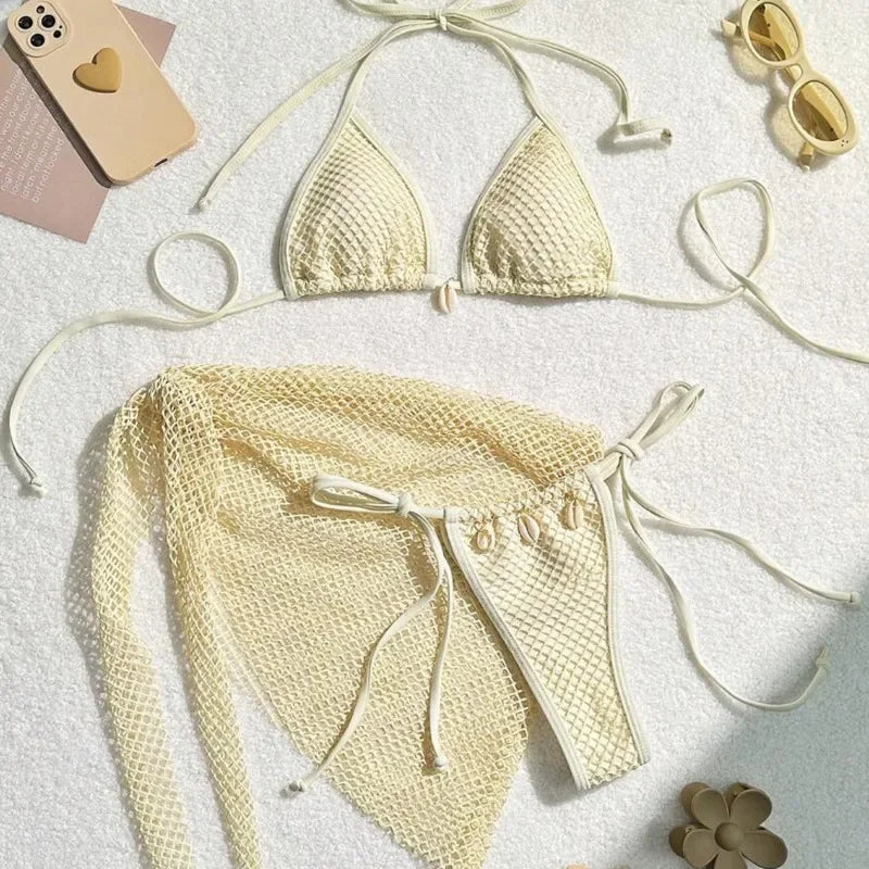 Bikini 3 pièces brésilien femme