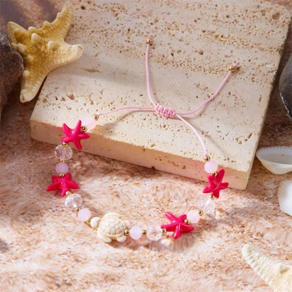 Bracelet coquillage étoile femme
