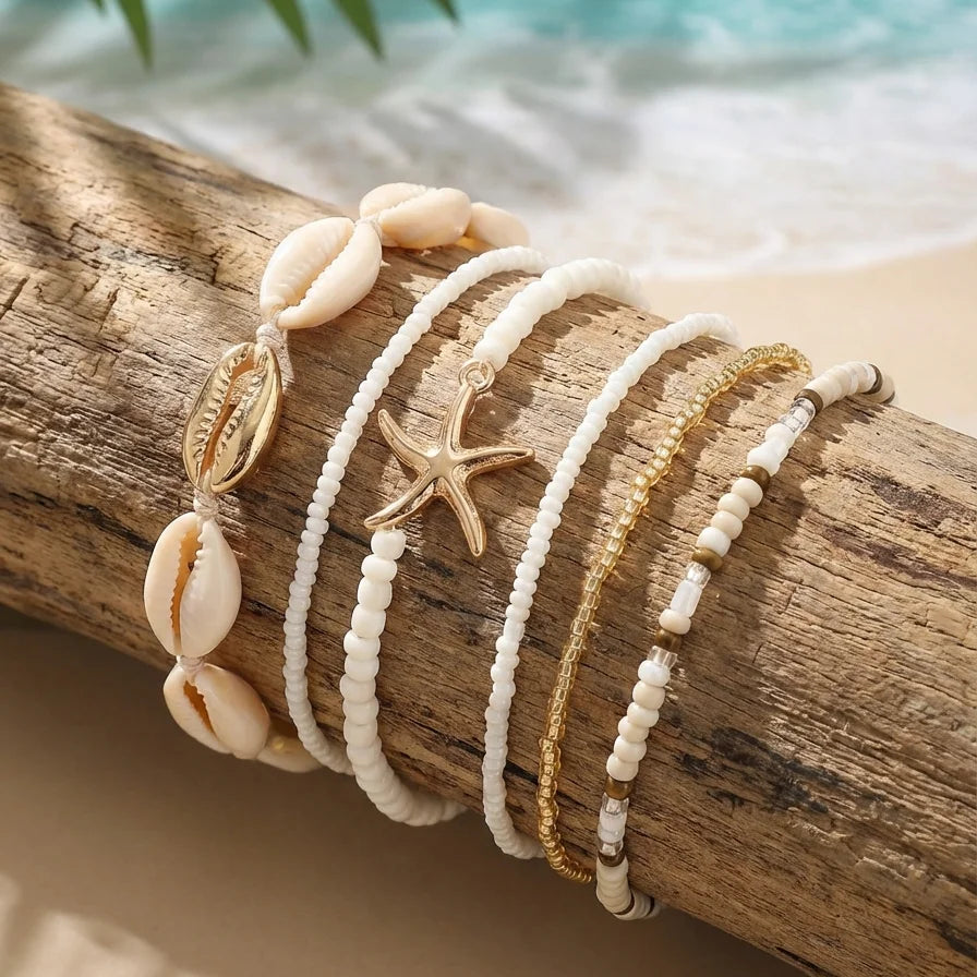 Bracelet étoile mer femme