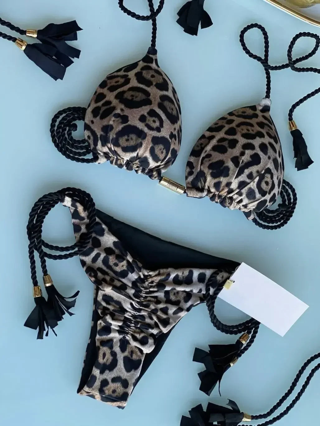 Bikini triangle string femme