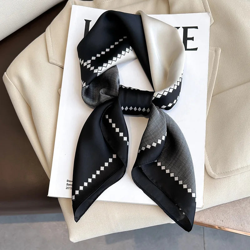Foulard carré soie femme