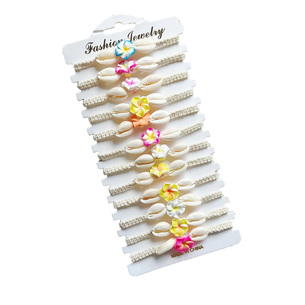 Bracelets coquillage plage mixte
