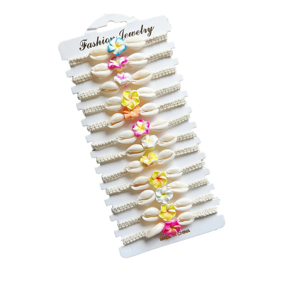 Bracelets coquillage plage mixte