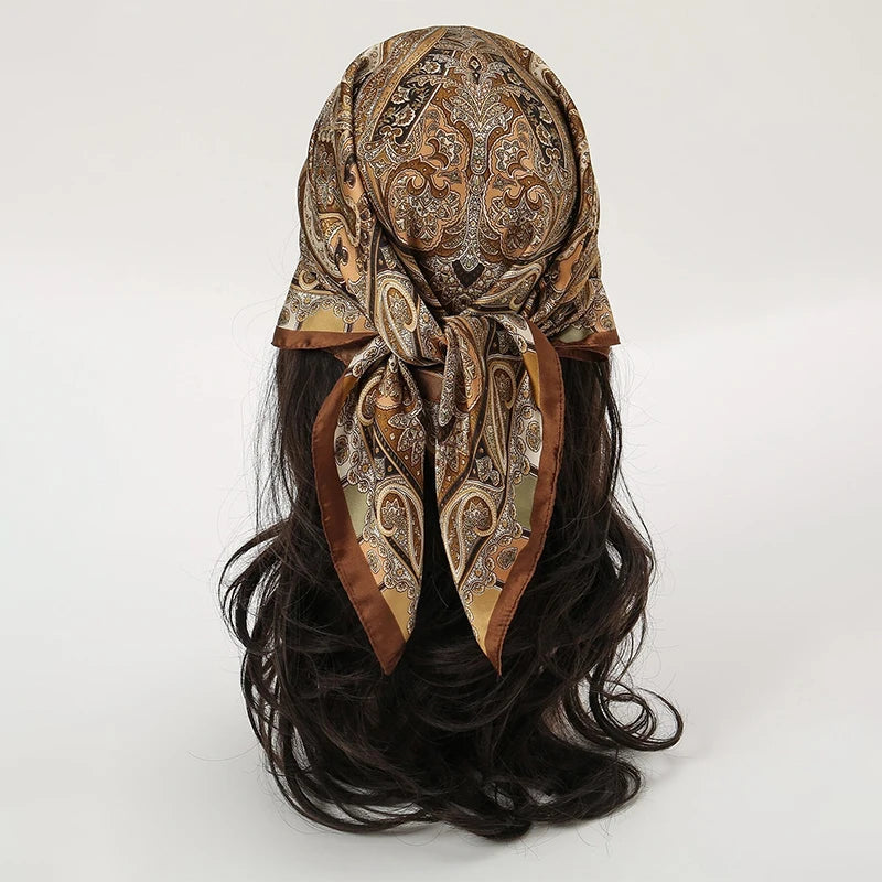 Foulard carré bohème