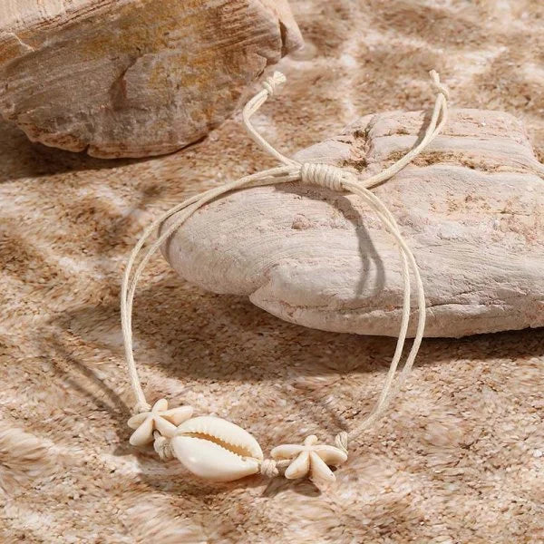 Bracelet coquillage étoile femme