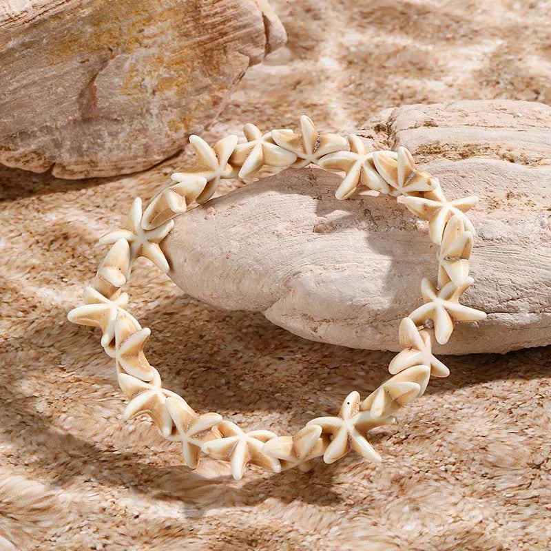 Bracelet coquillage étoile femme