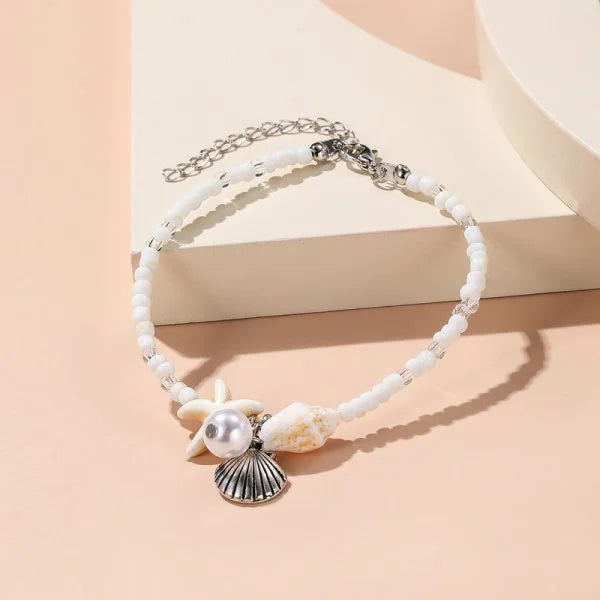 Bracelet coquillage étoile femme