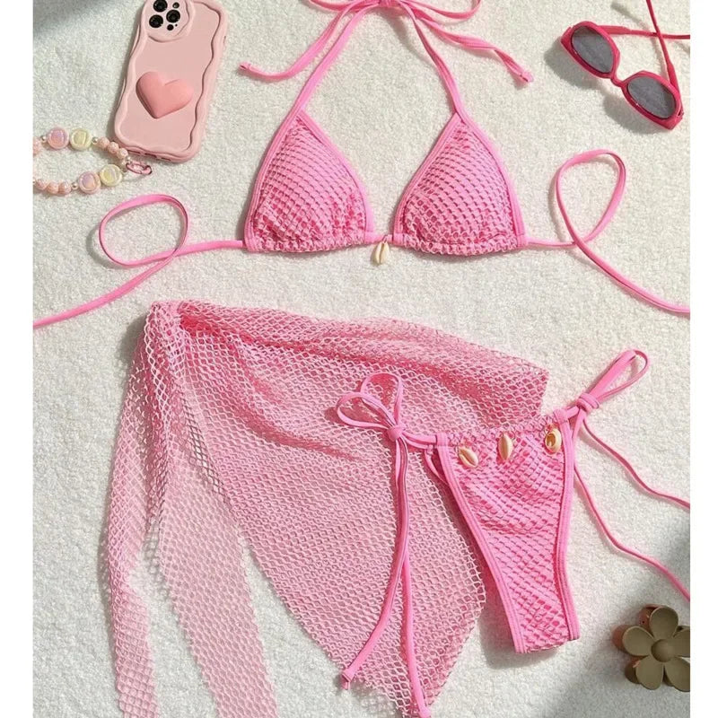 Bikini 3 pièces brésilien femme