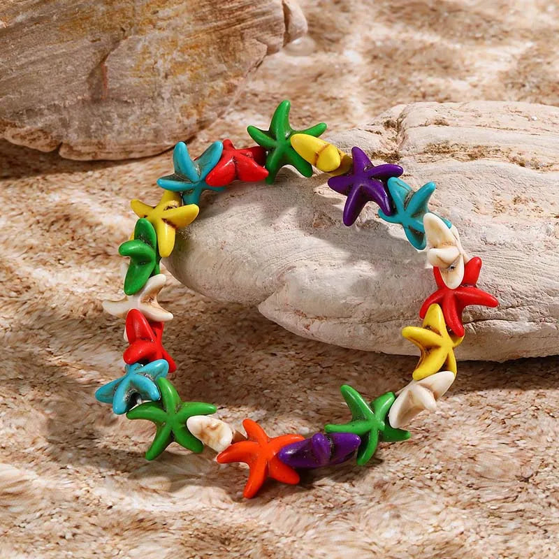 Bracelet coquillage étoile femme