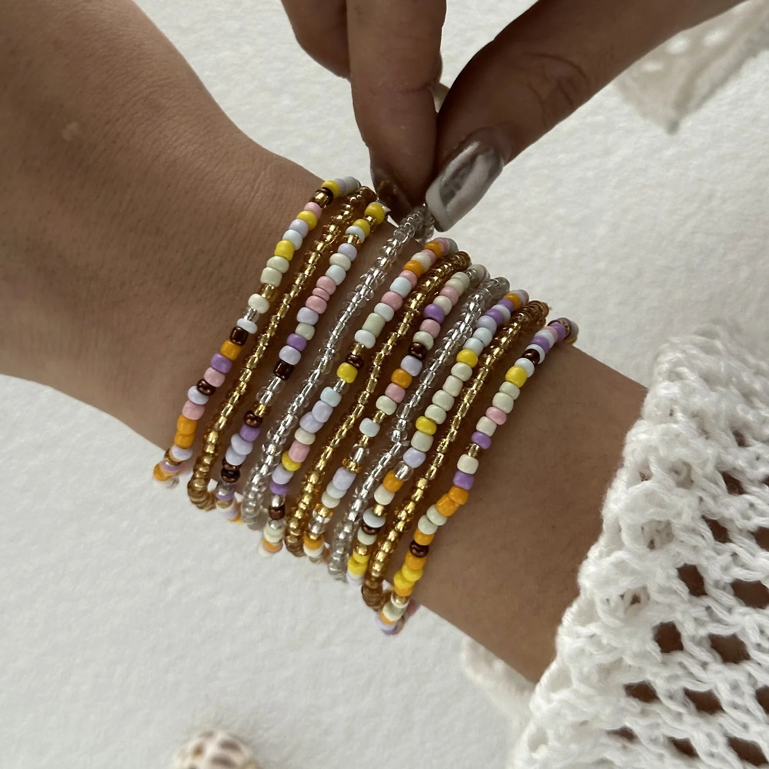 Bracelet coquillage étoile femme