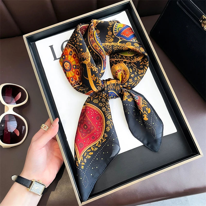 Foulard carré bohème