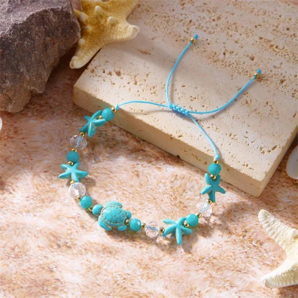 Bracelet coquillage étoile femme