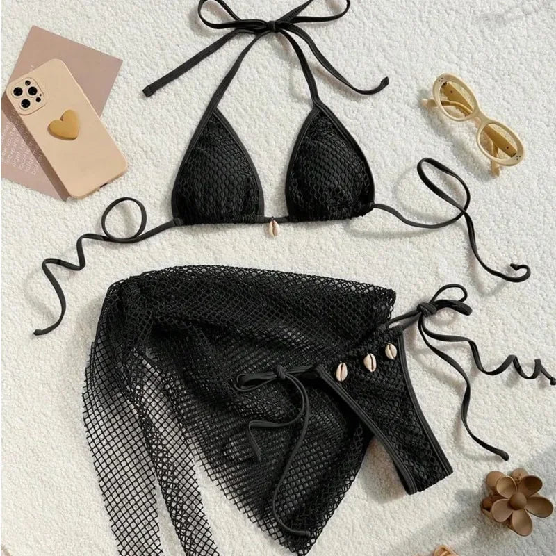 Bikini 3 pièces brésilien femme