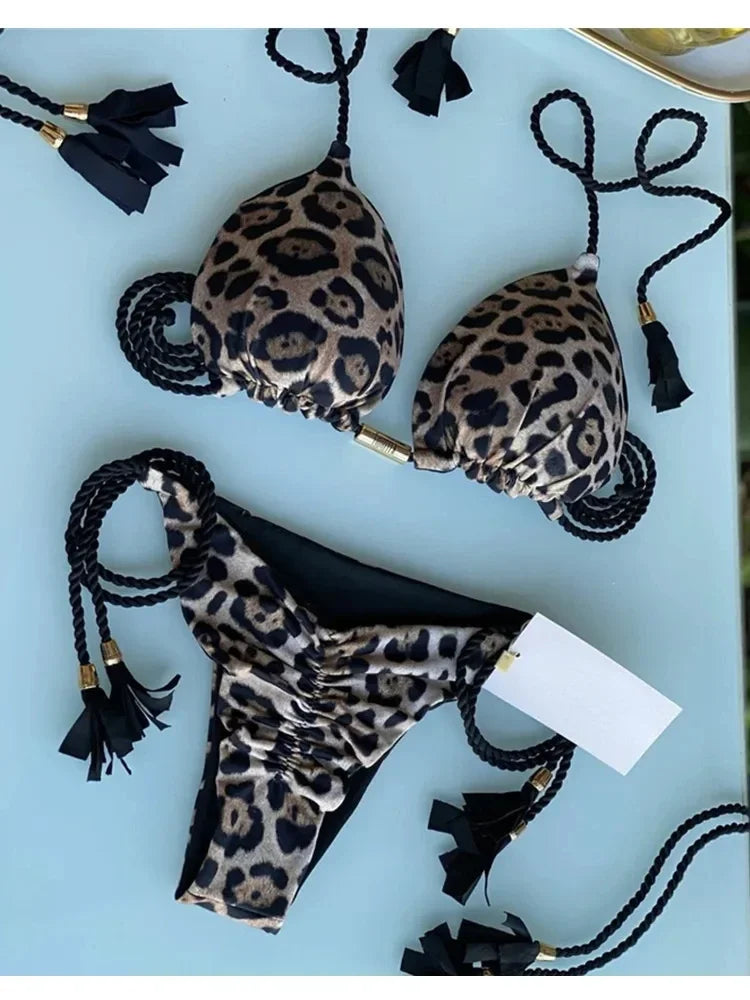 Bikini triangle string femme