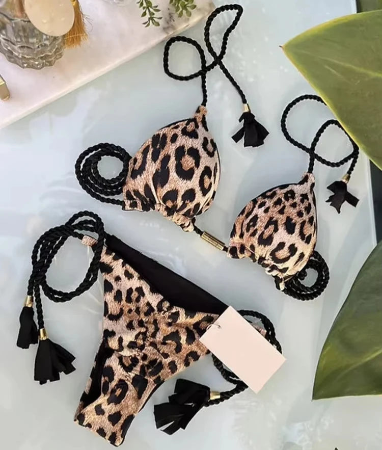 Bikini triangle string femme