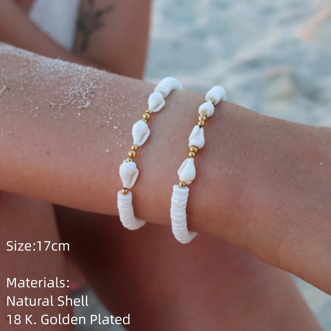 Bracelet coquillage bohème femme